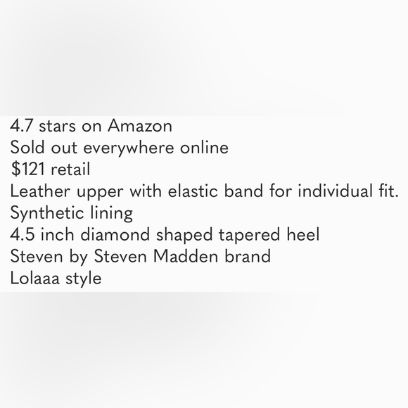 Steven by Steve Madden Lolaaa Heels - Picture 9 of 9